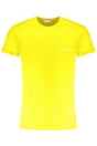 TRUSSARDI YELLOW MEN'S SHORT SLEEVED T-SHIRT