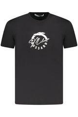 TRUSSARDI SHORT SLEEVE T-SHIRT MEN BLACK