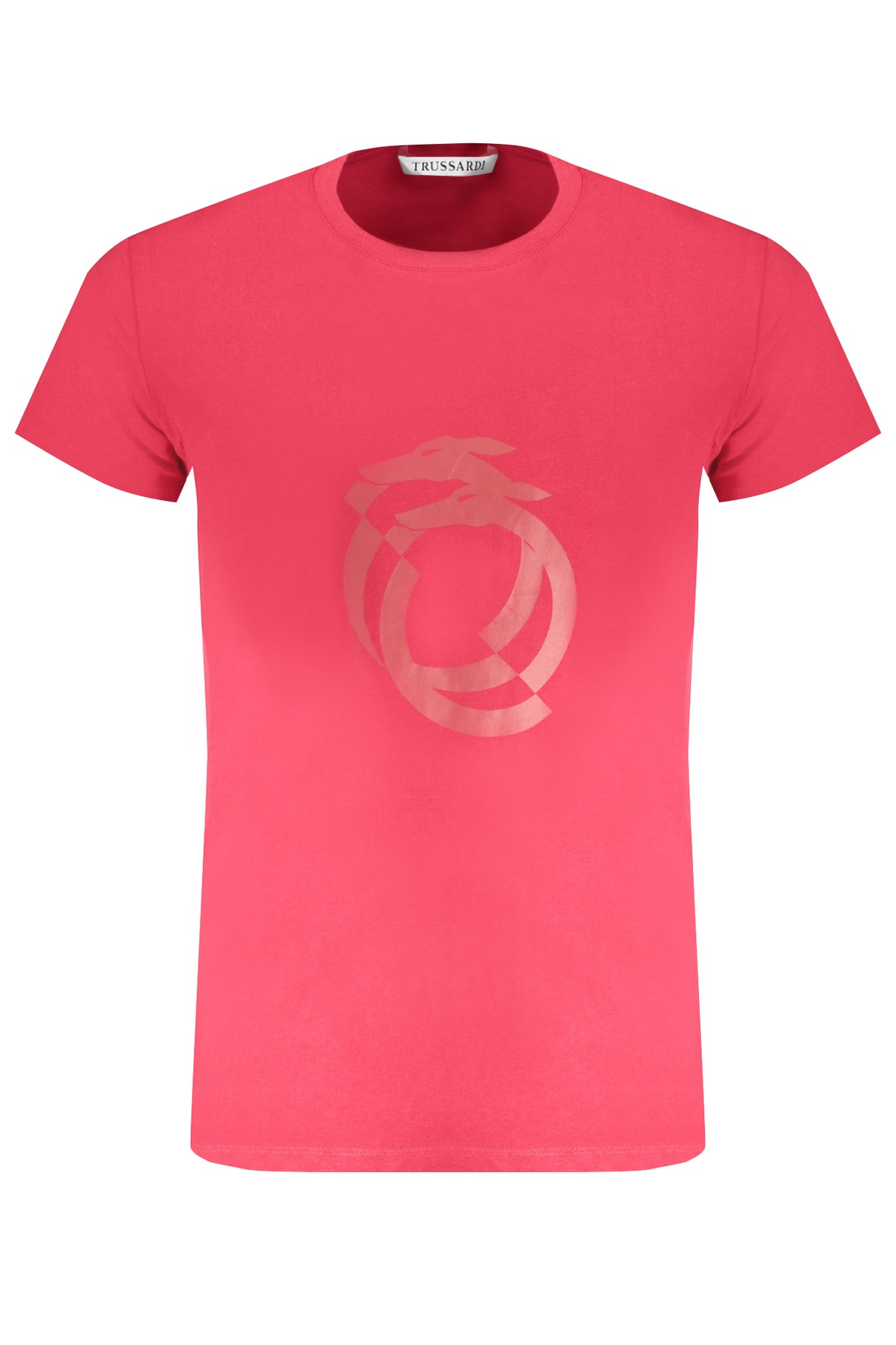 TRUSSARDI MEN'S SHORT SLEEVE T-SHIRT RED