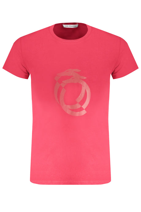 TRUSSARDI MEN'S SHORT SLEEVE T-SHIRT RED