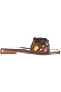 TWINSET WOMEN'S BROWN SLIPPER FOOTWEAR
