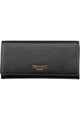 TWINSET WOMEN'S BLACK WALLET