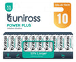 Uniross Alkaline AA Power Plus Value Pack 10 Pcs (New)