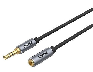 Unitek Audio 3.5mm M-F Extension Cable 1.0m Y-C932ABK