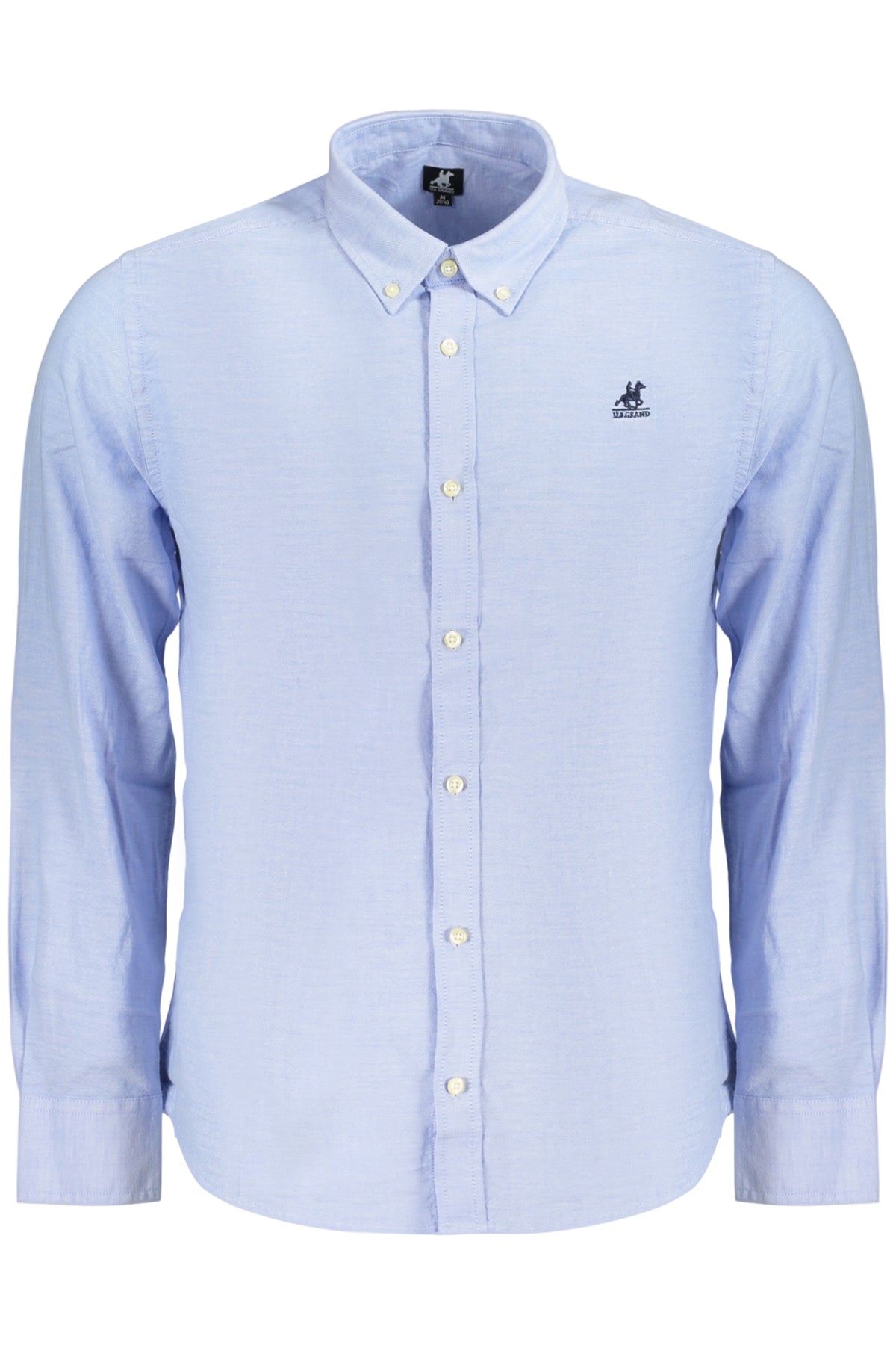 US GRAND MEN'S LONG-SLEEVED SHIRT, BLUE