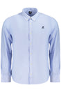US GRAND MEN'S LONG-SLEEVED SHIRT, BLUE