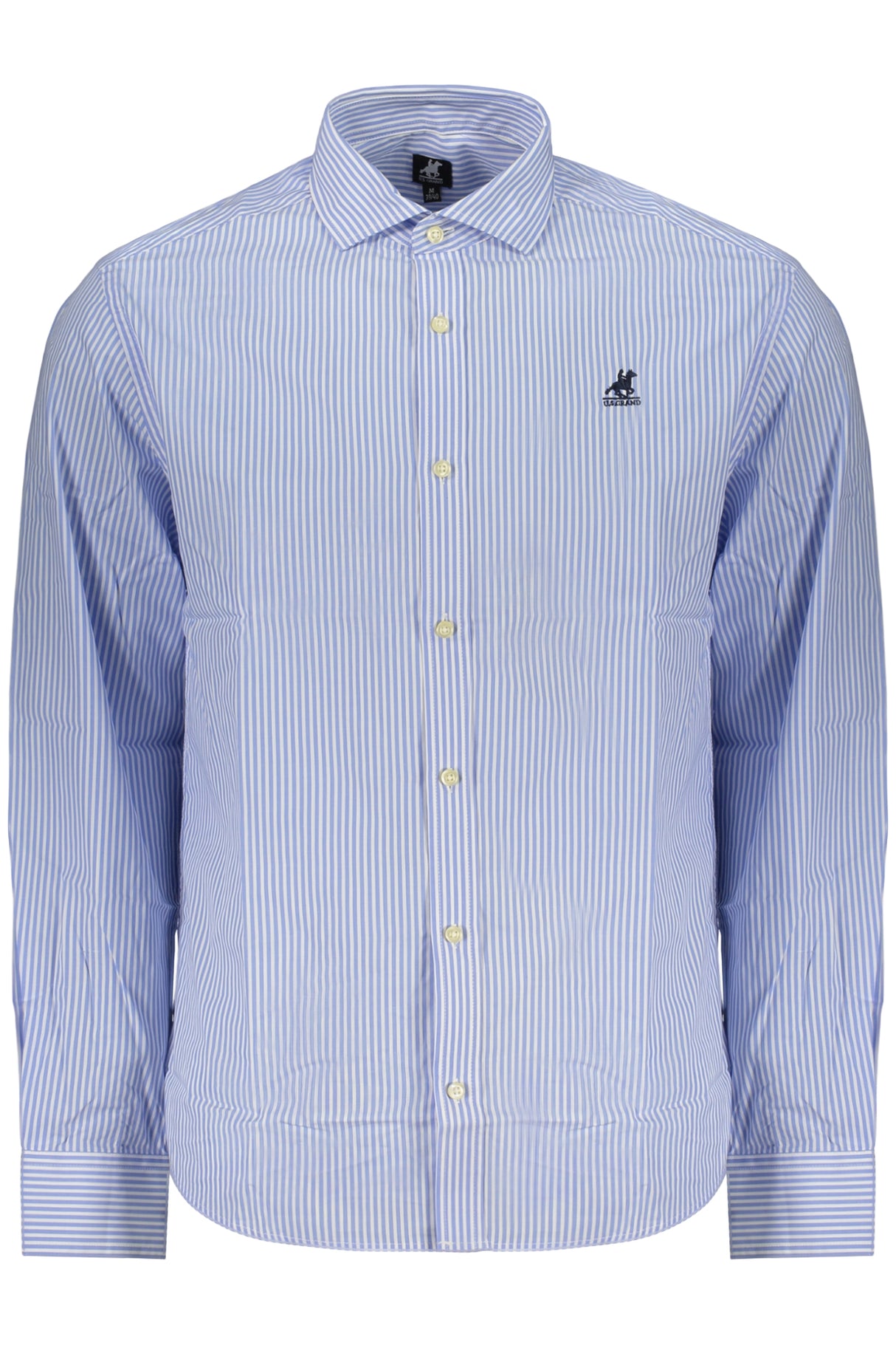 US GRAND MEN'S LONG-SLEEVED SHIRT, BLUE