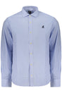 US GRAND MEN'S LONG-SLEEVED SHIRT, BLUE