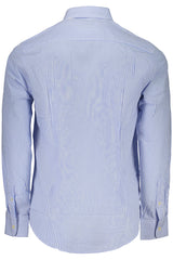 US GRAND MEN'S LONG-SLEEVED SHIRT, BLUE