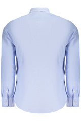 US GRAND MEN'S LONG-SLEEVED SHIRT, BLUE