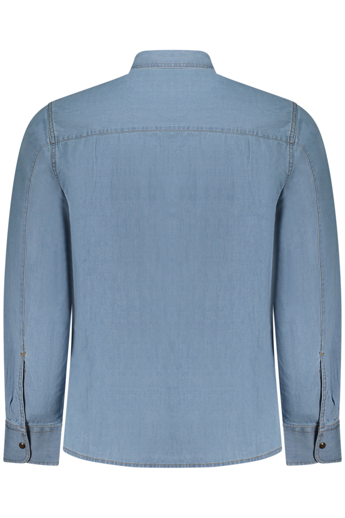 US GRAND MEN'S LONG-SLEEVED SHIRT, BLUE