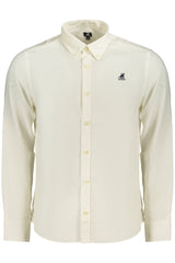 US GRAND MEN'S LONG-SLEEVED WHITE SHIRT