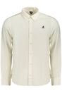 US GRAND MEN'S LONG-SLEEVED WHITE SHIRT