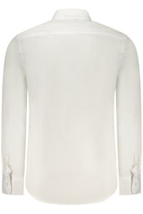 US GRAND MEN'S LONG-SLEEVED WHITE SHIRT