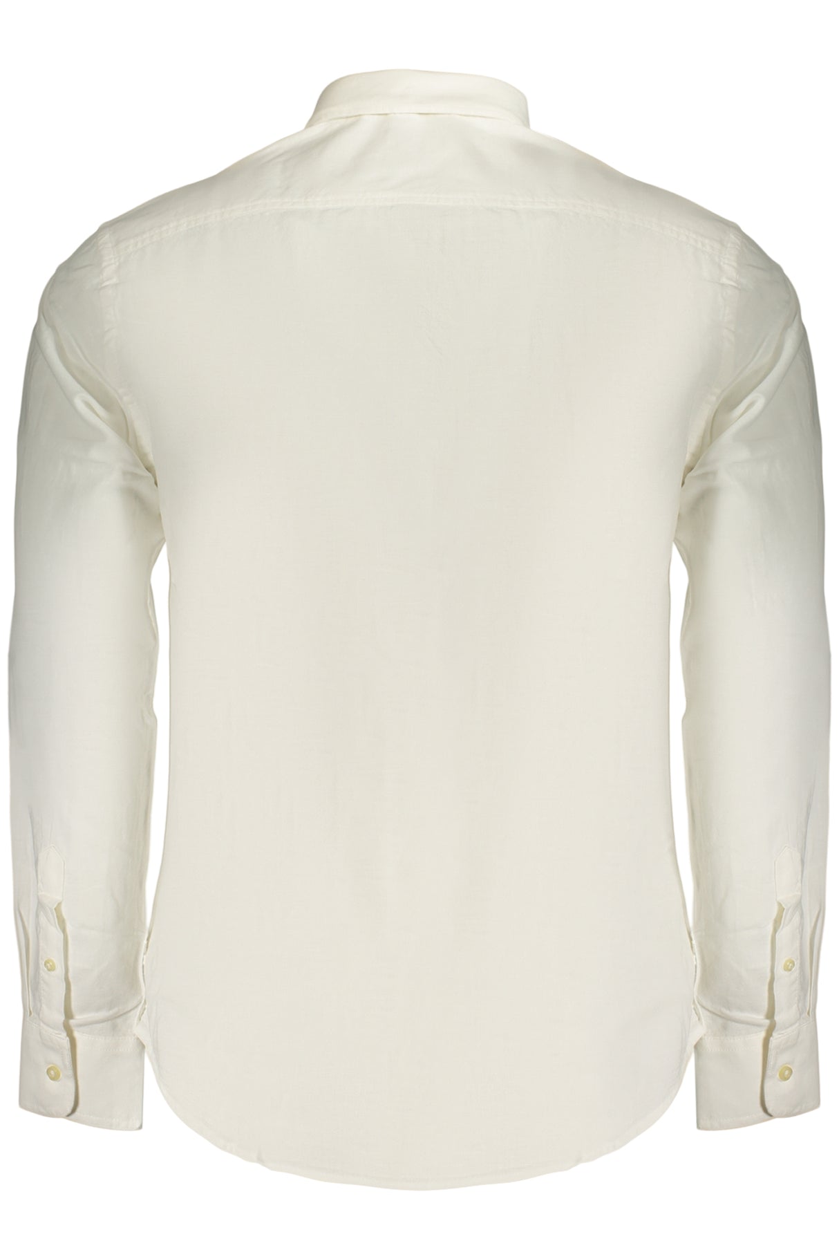 US GRAND MEN'S LONG-SLEEVED WHITE SHIRT