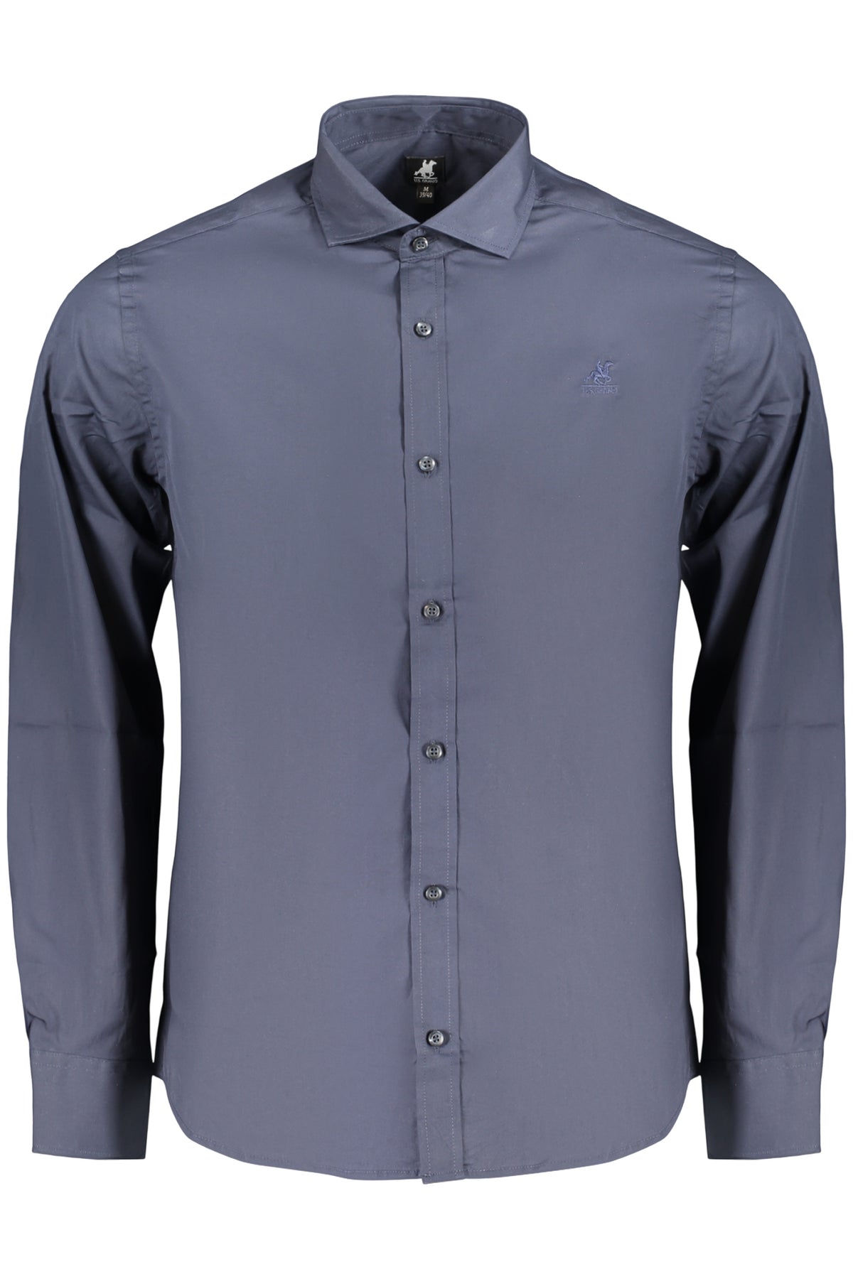 US GRAND MEN'S BLUE LONG-SLEEVED SHIRT