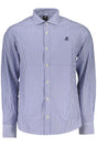 US GRAND MEN'S BLUE LONG-SLEEVED SHIRT