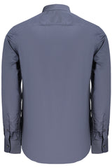 US GRAND MEN'S BLUE LONG-SLEEVED SHIRT