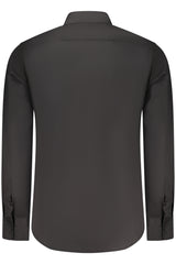 US GRAND MEN'S BLACK LONG-SLEEVED SHIRT