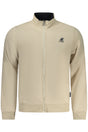 US GRAND MEN'S BEIGE ZIP-UP SWEATSHIRT
