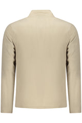 US GRAND MEN'S BEIGE ZIP-UP SWEATSHIRT