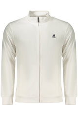 US GRAND MEN'S WHITE ZIP-UP SWEATSHIRT