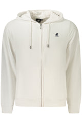 US GRAND MEN'S WHITE ZIP-UP SWEATSHIRT