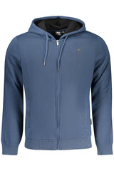 US GRAND MEN'S BLUE ZIP-UP SWEATSHIRT