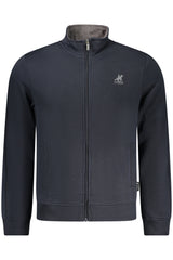 US GRAND MEN'S BLUE ZIP-UP SWEATSHIRT