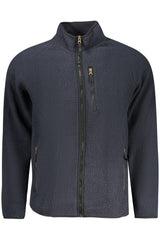 US GRAND MEN'S BLUE ZIP-UP SWEATSHIRT