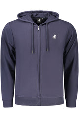 US GRAND MEN'S BLUE ZIP-UP SWEATSHIRT