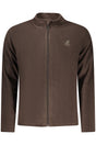 US GRAND MEN'S BROWN ZIP-UP SWEATSHIRT