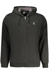 US GRAND MEN'S BLACK ZIP-UP SWEATSHIRT