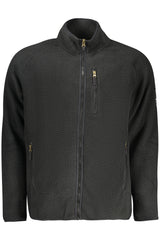 US GRAND MEN'S BLACK ZIP-UP SWEATSHIRT