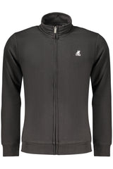 US GRAND MEN'S BLACK ZIP-UP SWEATSHIRT