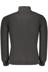 US GRAND MEN'S BLACK ZIP-UP SWEATSHIRT