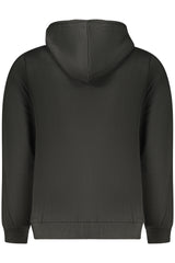 US GRAND MEN'S BLACK ZIP-UP SWEATSHIRT