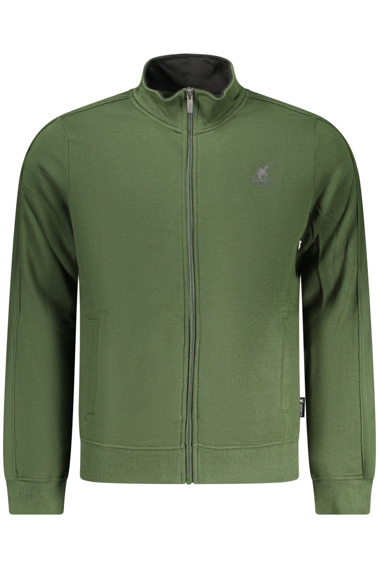 US GRAND MEN'S GREEN ZIP-UP SWEATSHIRT
