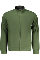 US GRAND MEN'S GREEN ZIP-UP SWEATSHIRT