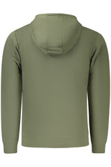 US GRAND MEN'S GREEN ZIP-UP SWEATSHIRT