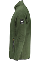 US GRAND MEN'S GREEN ZIP-UP SWEATSHIRT