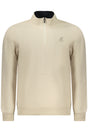 US GRAND MEN'S BEIGE ZIP-UP SWEATSHIRT