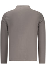 US GRAND MEN'S GRAY ZIP-UP SWEATSHIRT