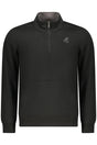 US GRAND MEN'S BLACK ZIP-UP SWEATSHIRT