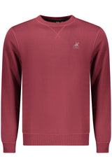 US GRAND MEN'S RED ZIP-UP SWEATSHIRT