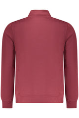 US GRAND MEN'S RED ZIP-UP SWEATSHIRT