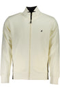 US GRAND MEN'S WHITE ZIP-UP SWEATSHIRT