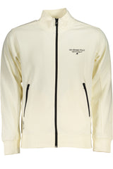 US GRAND MEN'S WHITE ZIP-UP SWEATSHIRT
