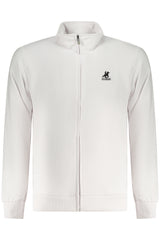 US GRAND MEN'S WHITE ZIP-UP SWEATSHIRT