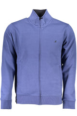 US GRAND MEN'S BLUE ZIP-UP SWEATSHIRT